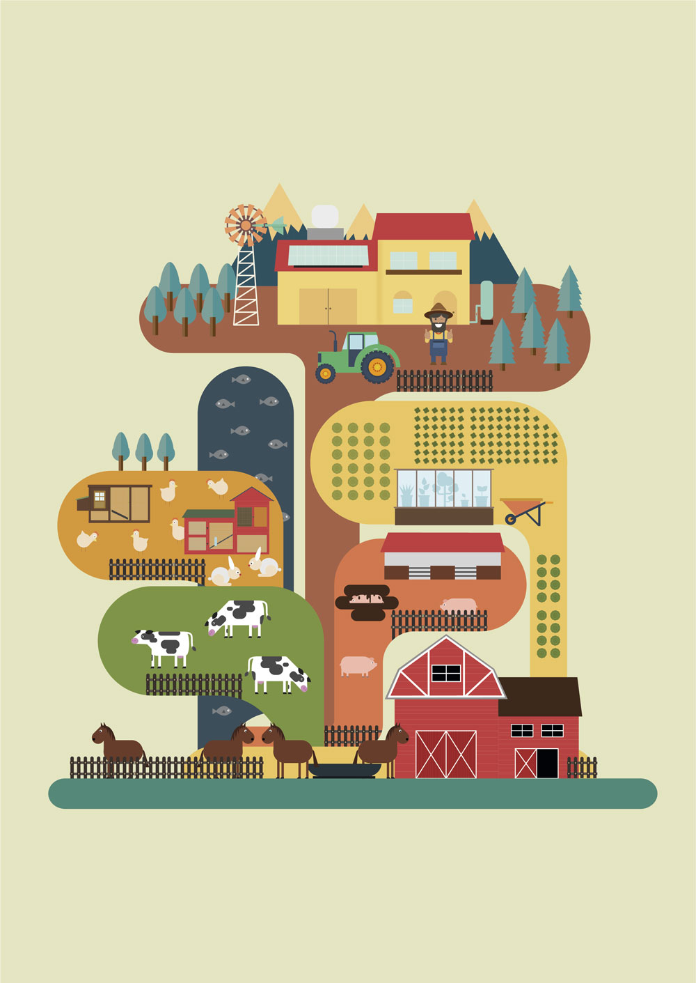 Farm illustration