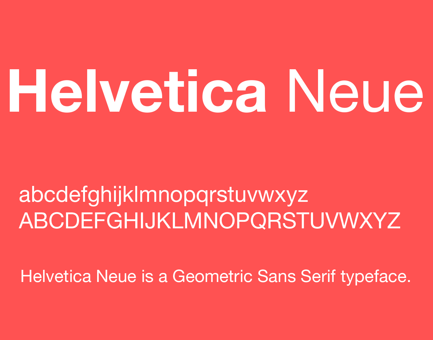 tipografia helvetica