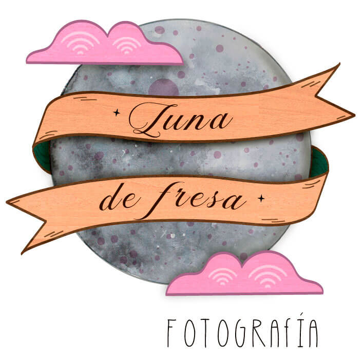 Logotipo luna de fresa