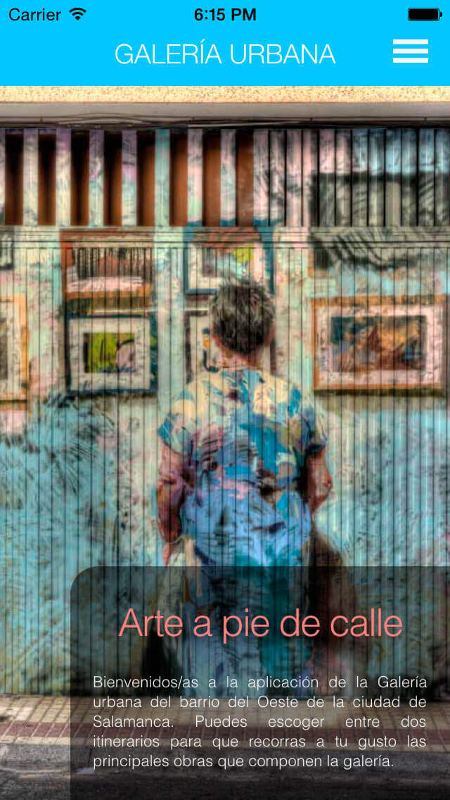 aplicación galeria urbana salamanca