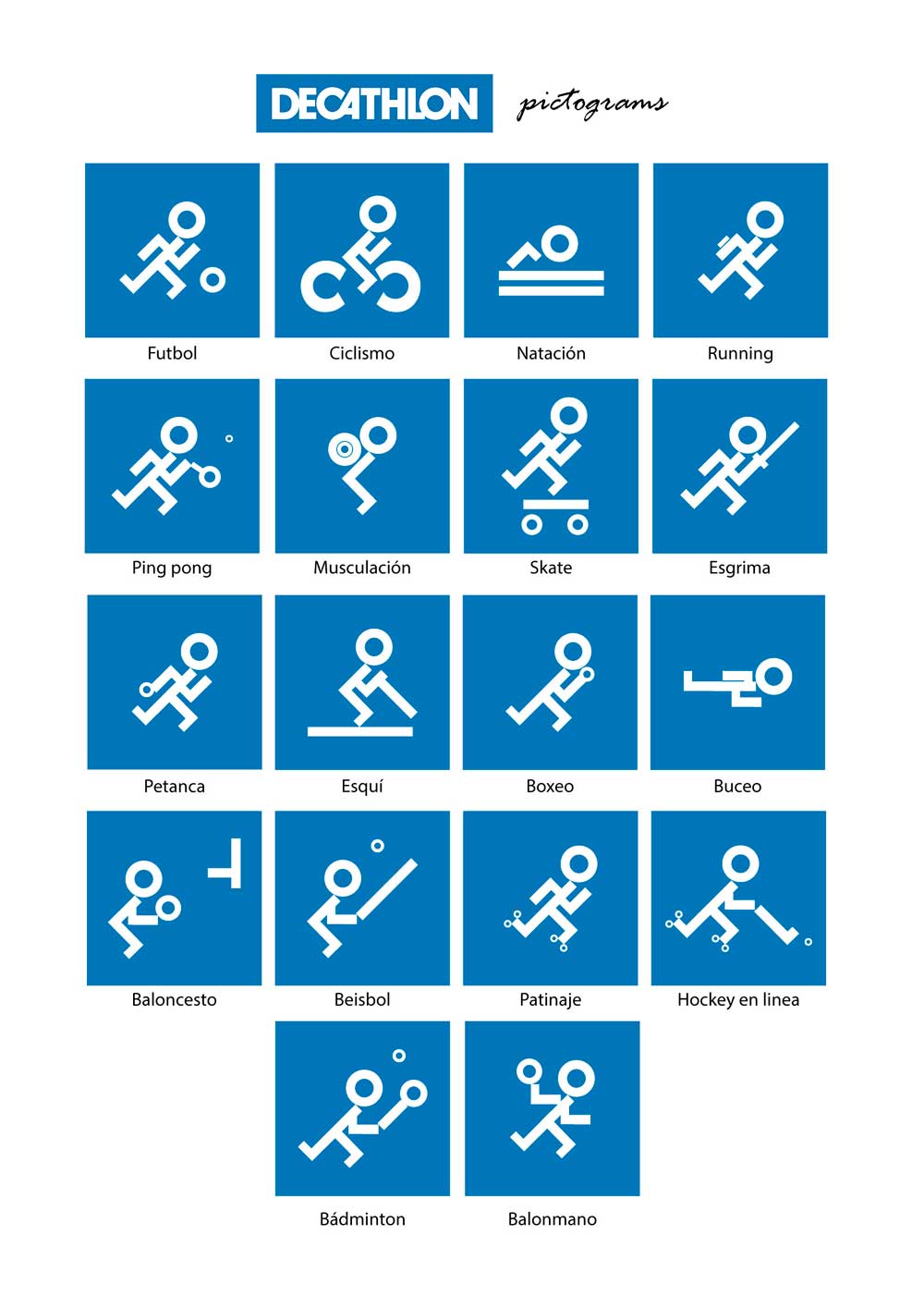 Decathlon Pictograms