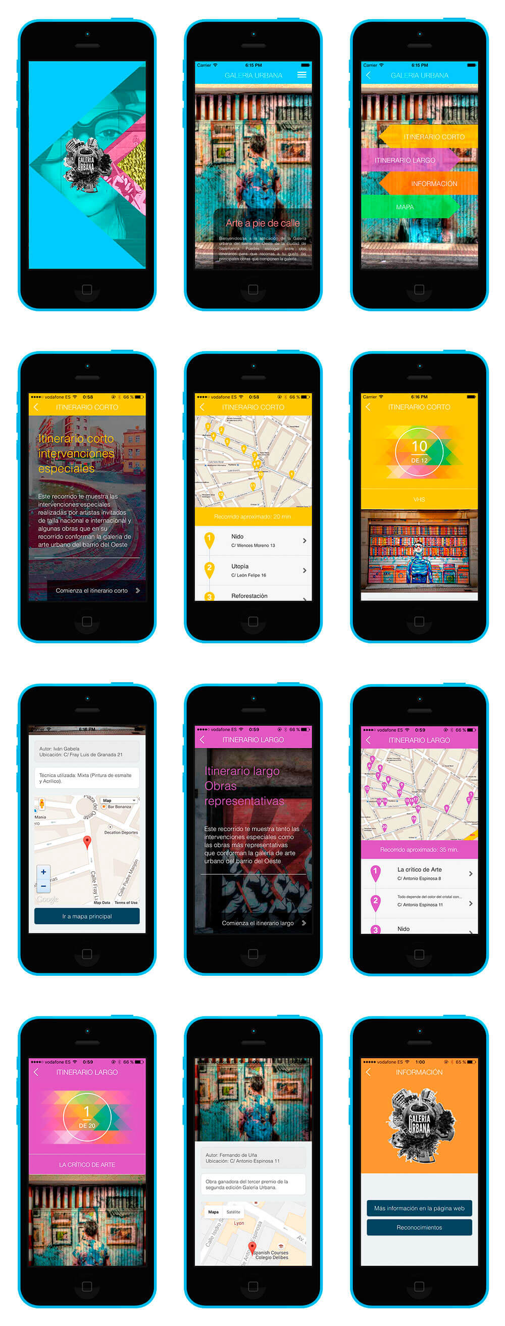 galería urbana de salamanca aplicación screenshots